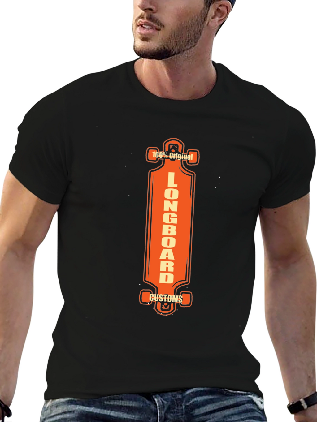 Longboard Customs Graphic Tee - Original Skater Style