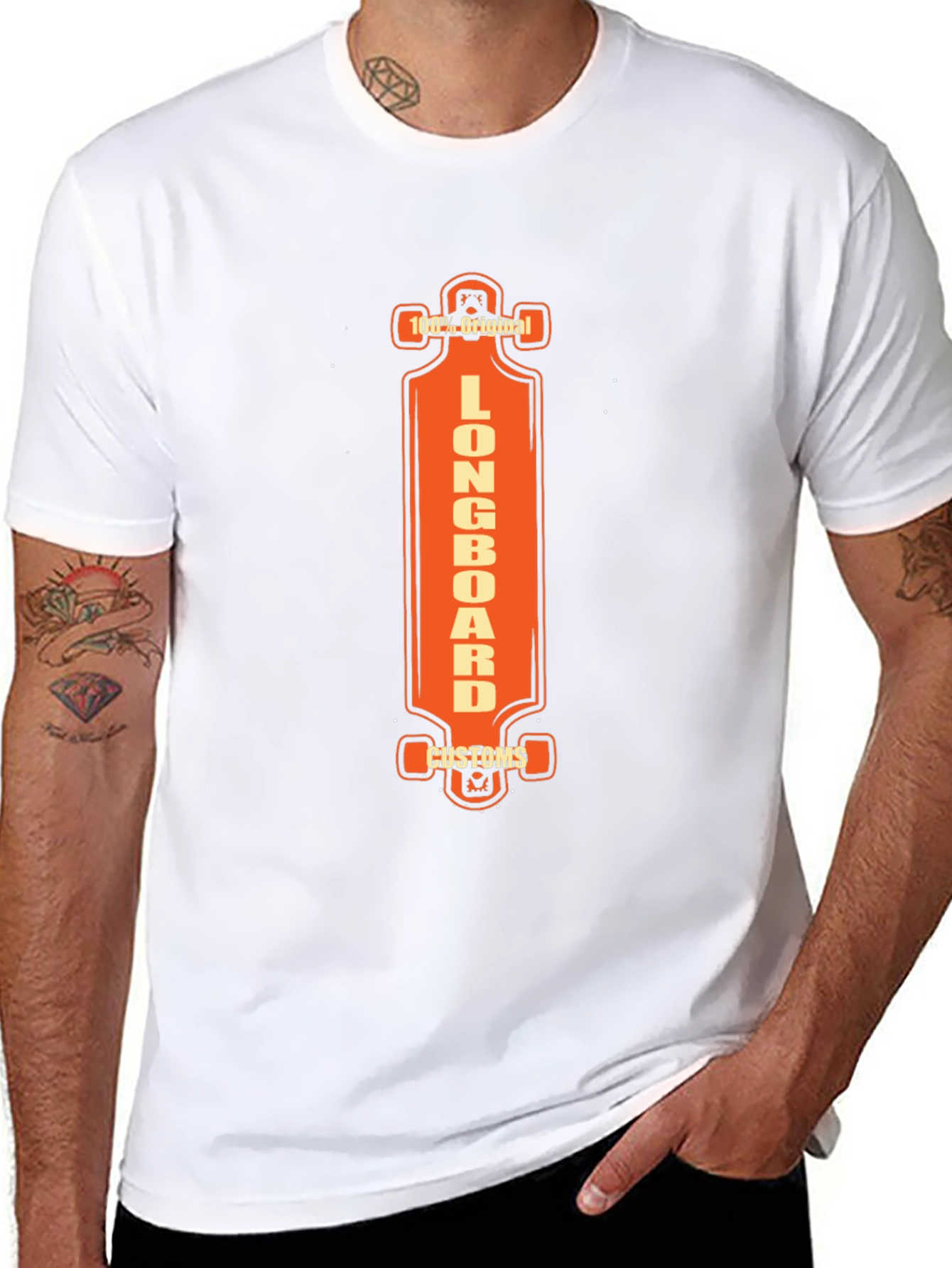 Longboard Customs Graphic Tee - Original Skater Style