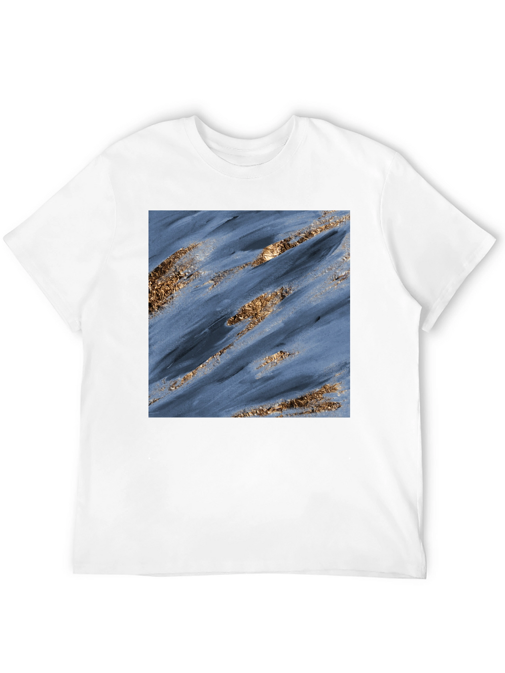 Abstract Gold Accent T-Shirt