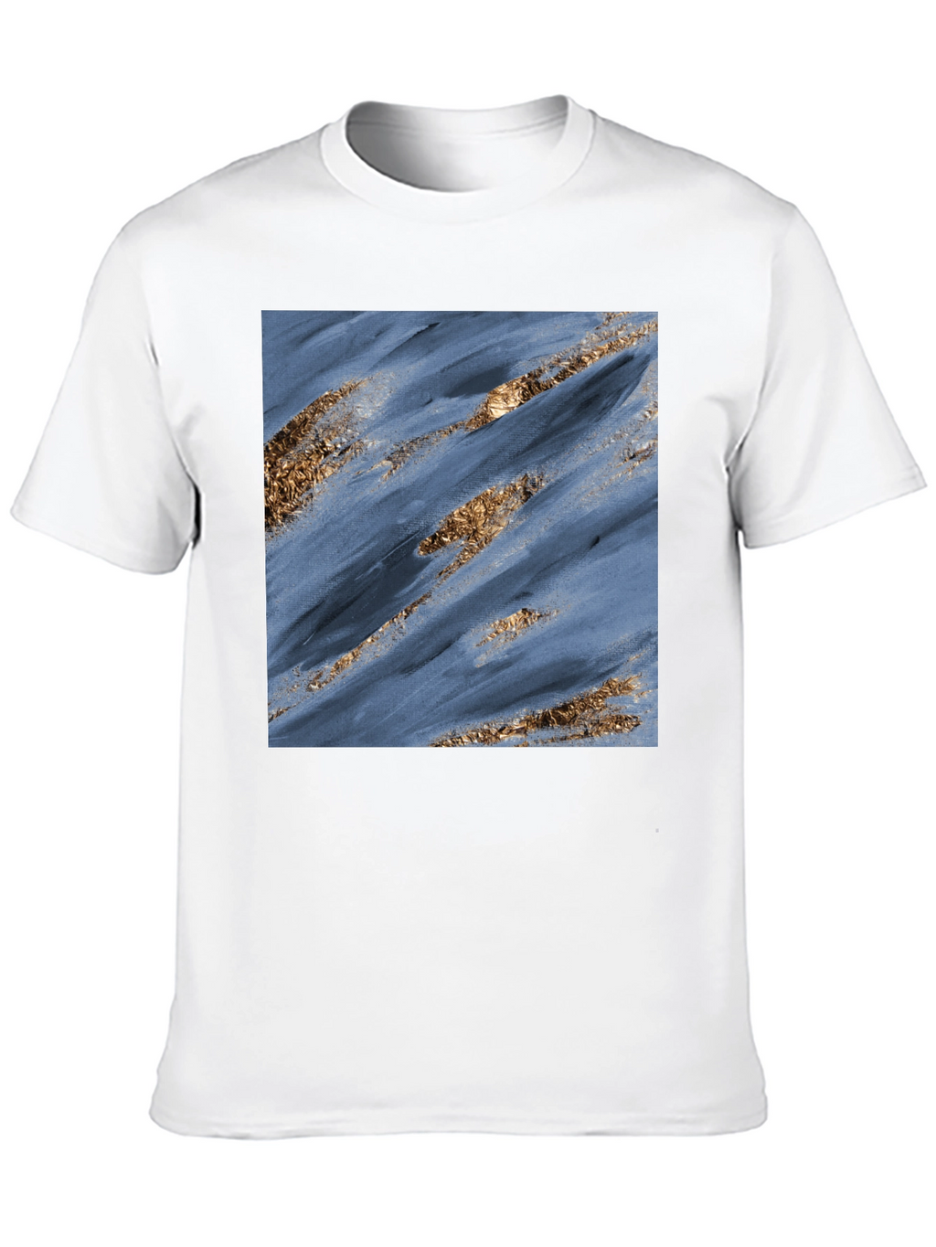Abstract Gold Accent T-Shirt