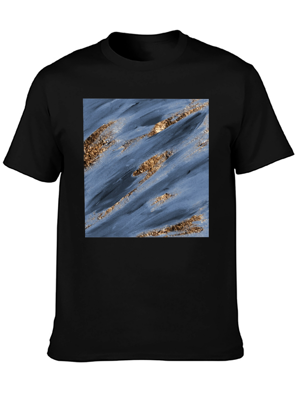 Abstract Gold Accent T-Shirt