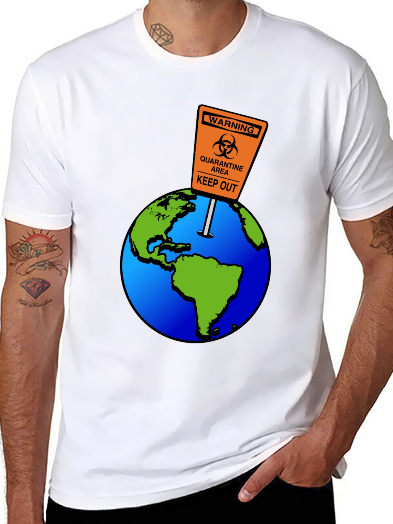 Quarantine Earth Graphic T-Shirt
