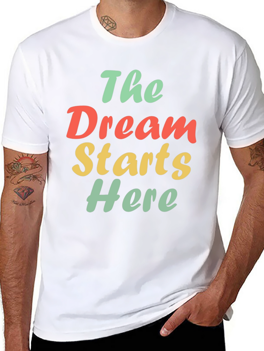 The Dream Starts Here Graphic T-Shirt
