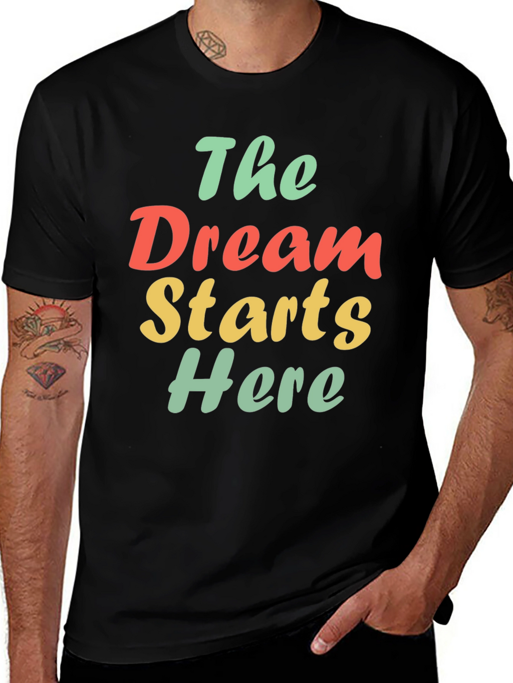 The Dream Starts Here Graphic T-Shirt