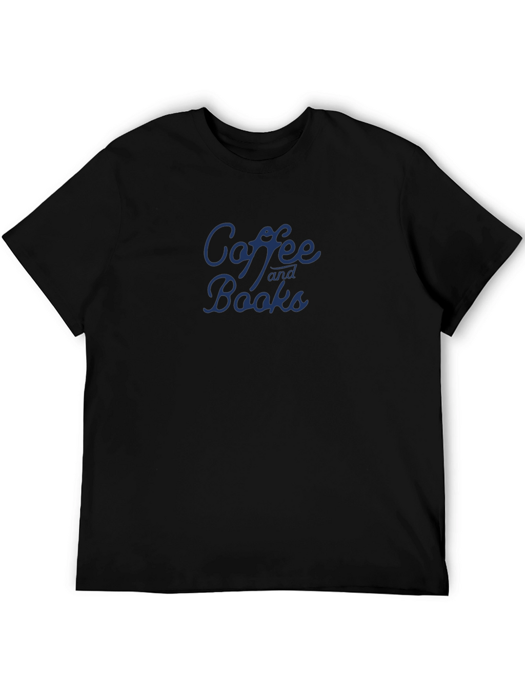 Coffee and Books Graphic Tee - Black