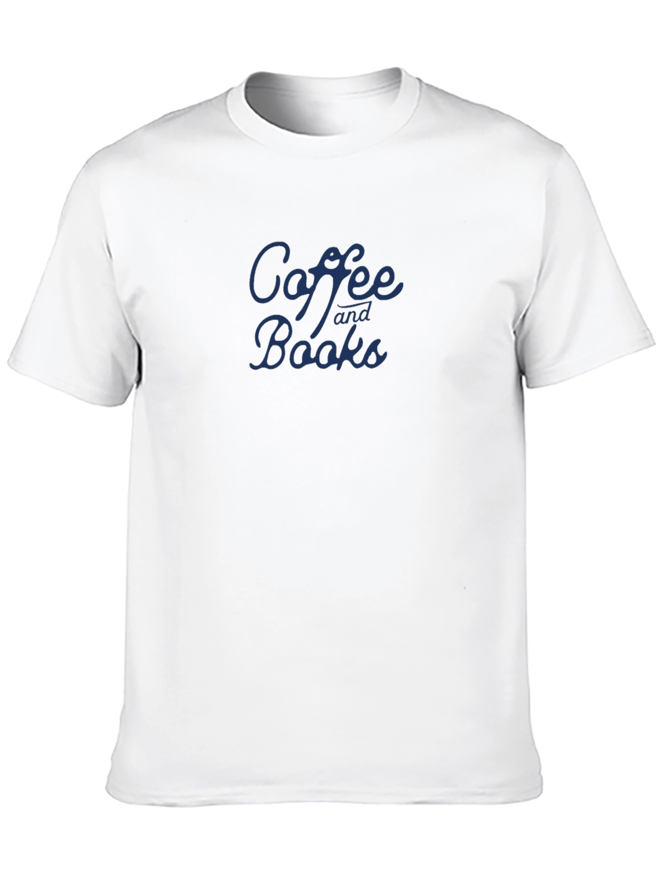 Coffee and Books Graphic Tee - Black