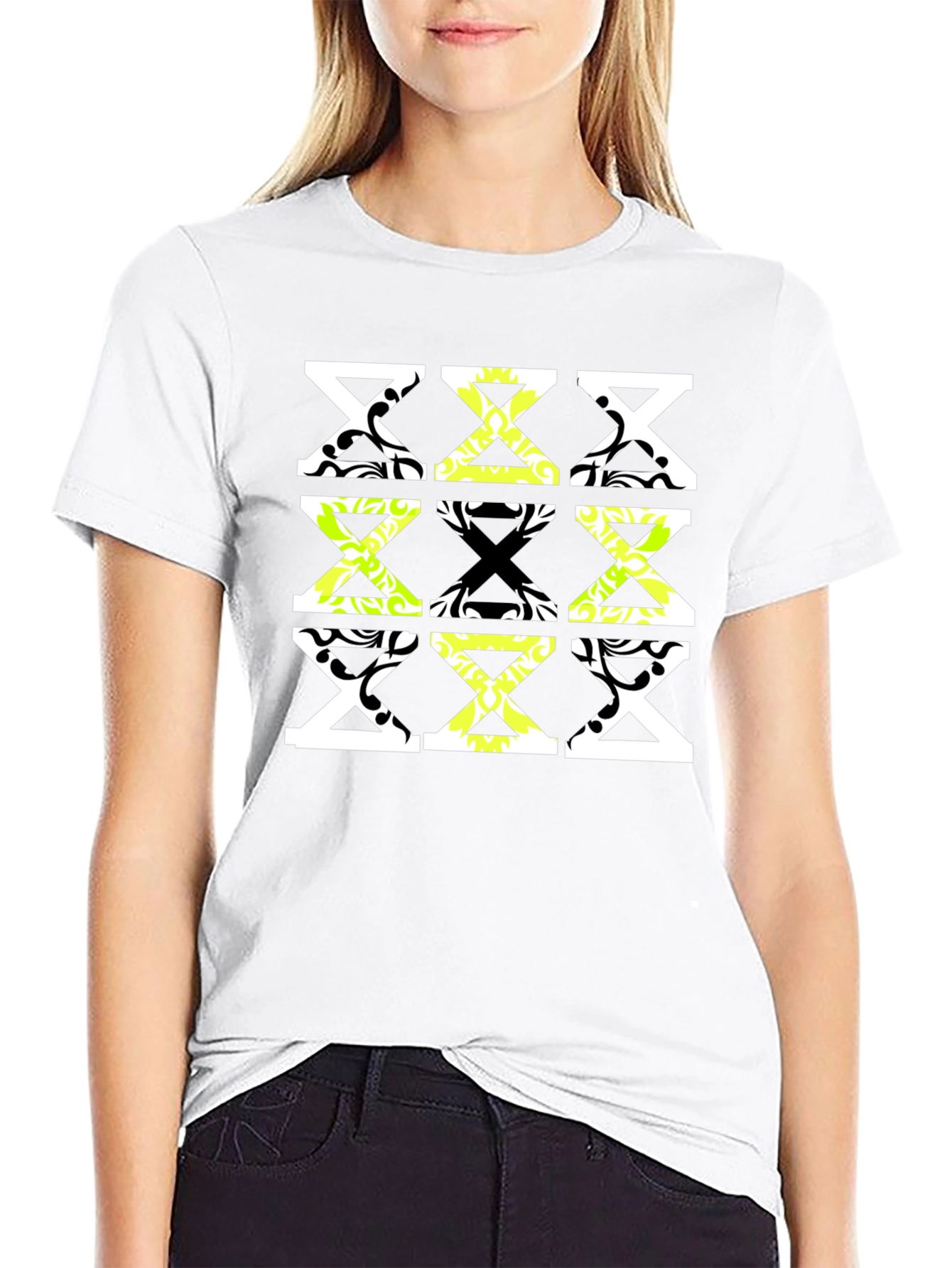 Geometric Patterned Mens Tee - Stylish & Unique