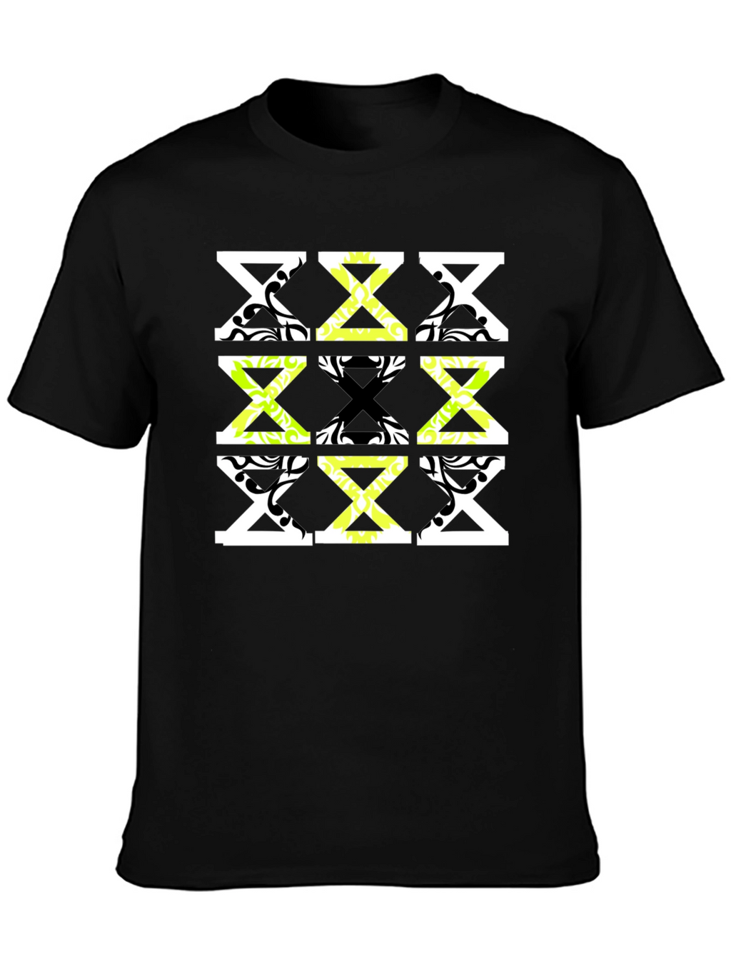Geometric Patterned Mens Tee - Stylish & Unique