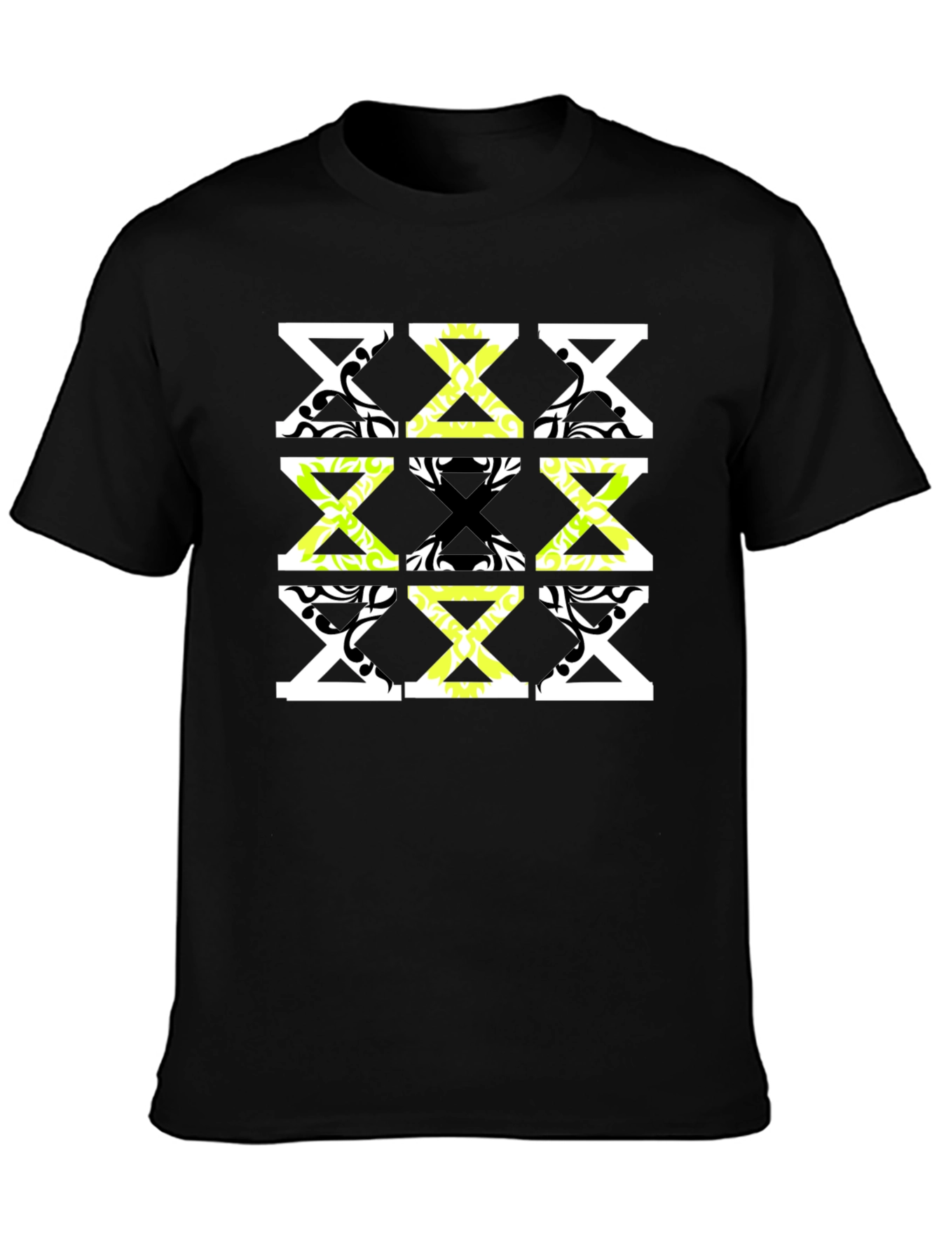 Geometric Patterned Mens Tee - Stylish & Unique