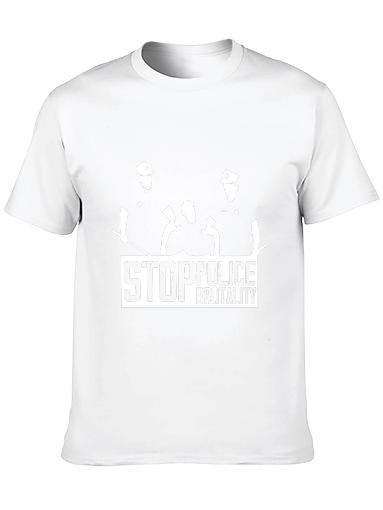Stop Police Brutality Graphic T-Shirt - Black