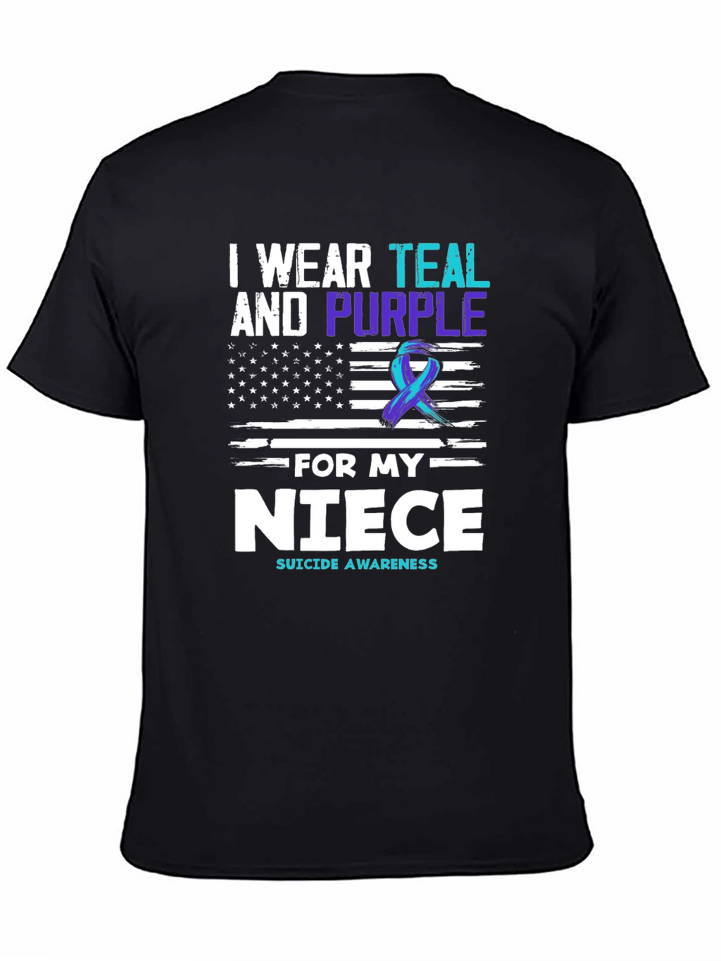 Teal & Purple Suicide Awareness T-Shirt