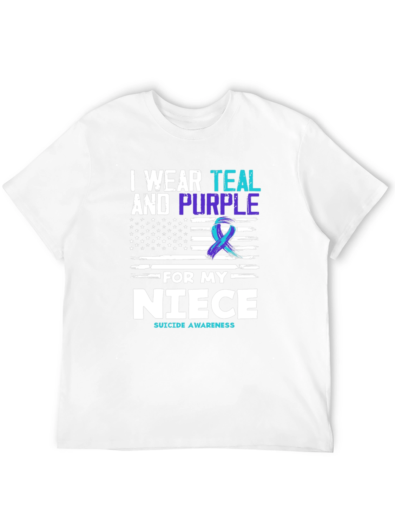 Teal & Purple Suicide Awareness T-Shirt