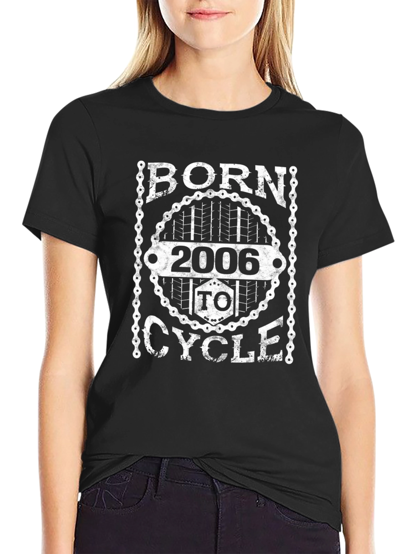 Born to Cycle 2006 Black T-Shirt