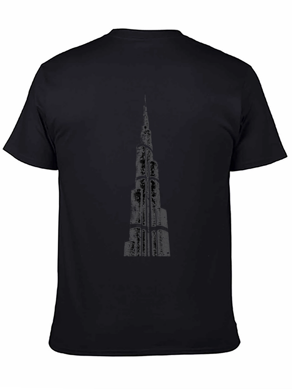 Black Skyscraper Graphic T-Shirt