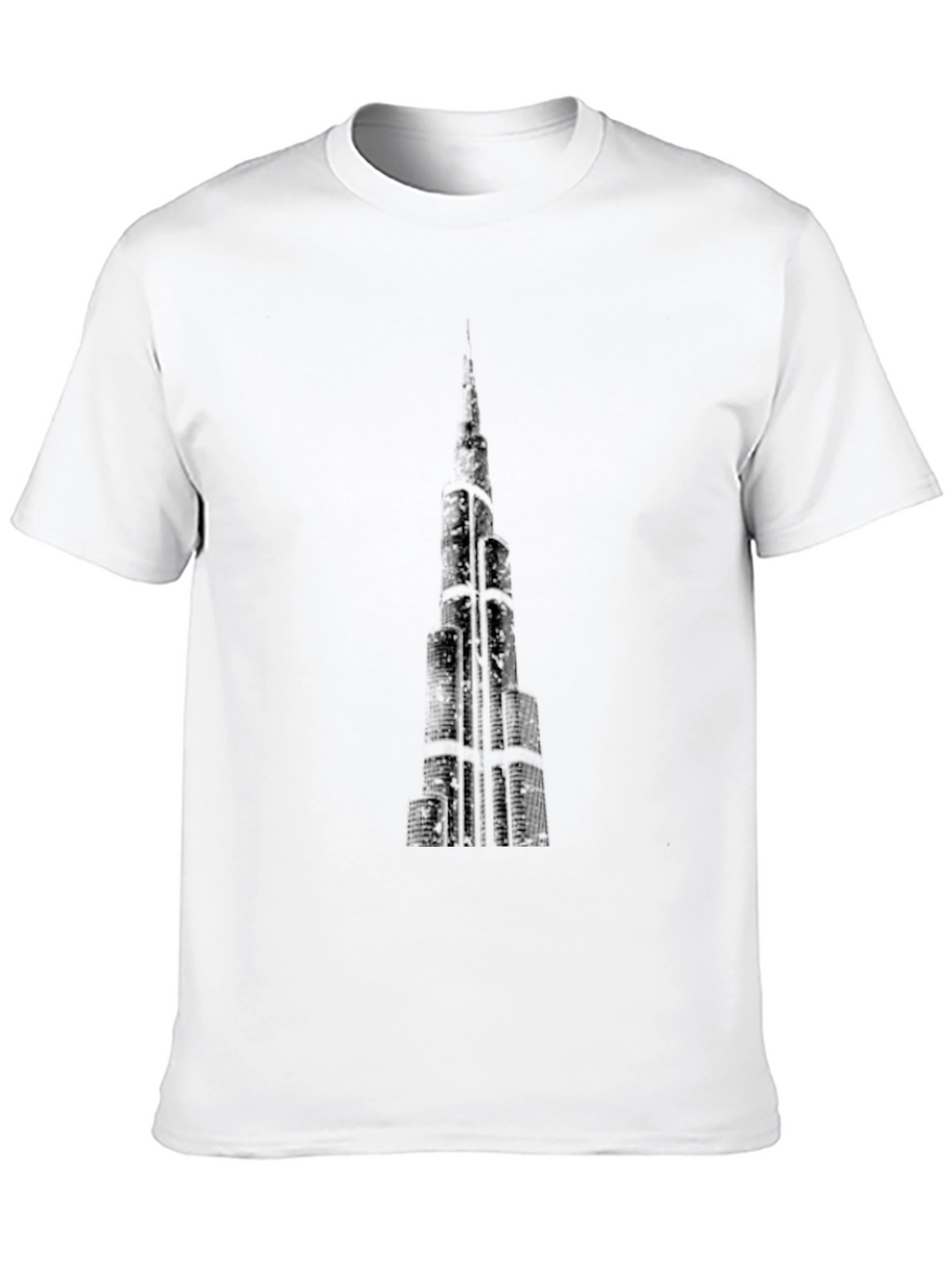 Black Skyscraper Graphic T-Shirt