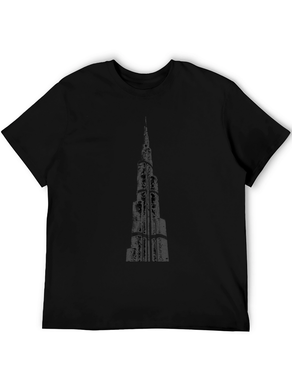 Black Skyscraper Graphic T-Shirt