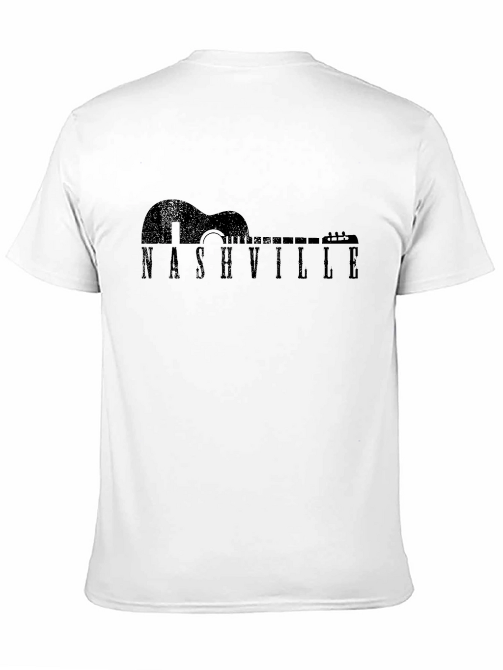 Nashville Guitar T-Shirt - Unisex Black Tee