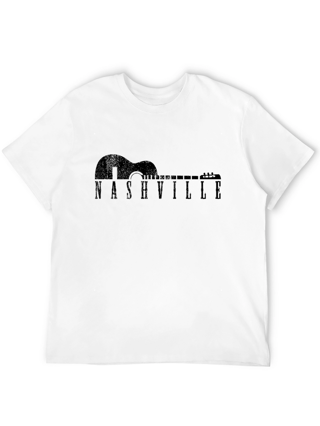Nashville Guitar T-Shirt - Unisex Black Tee