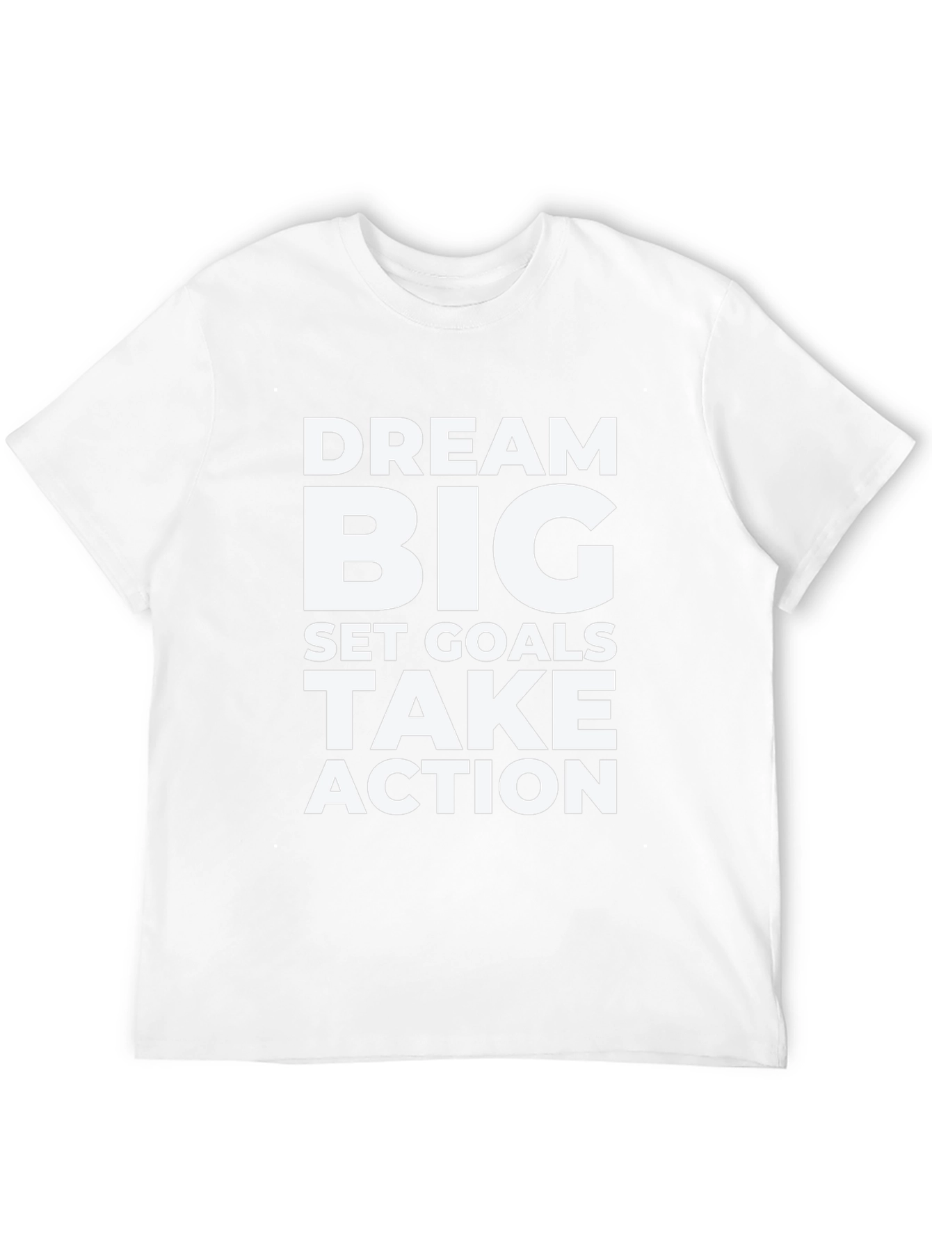Dream Big Graphic Tee - Motivational Black T-Shirt