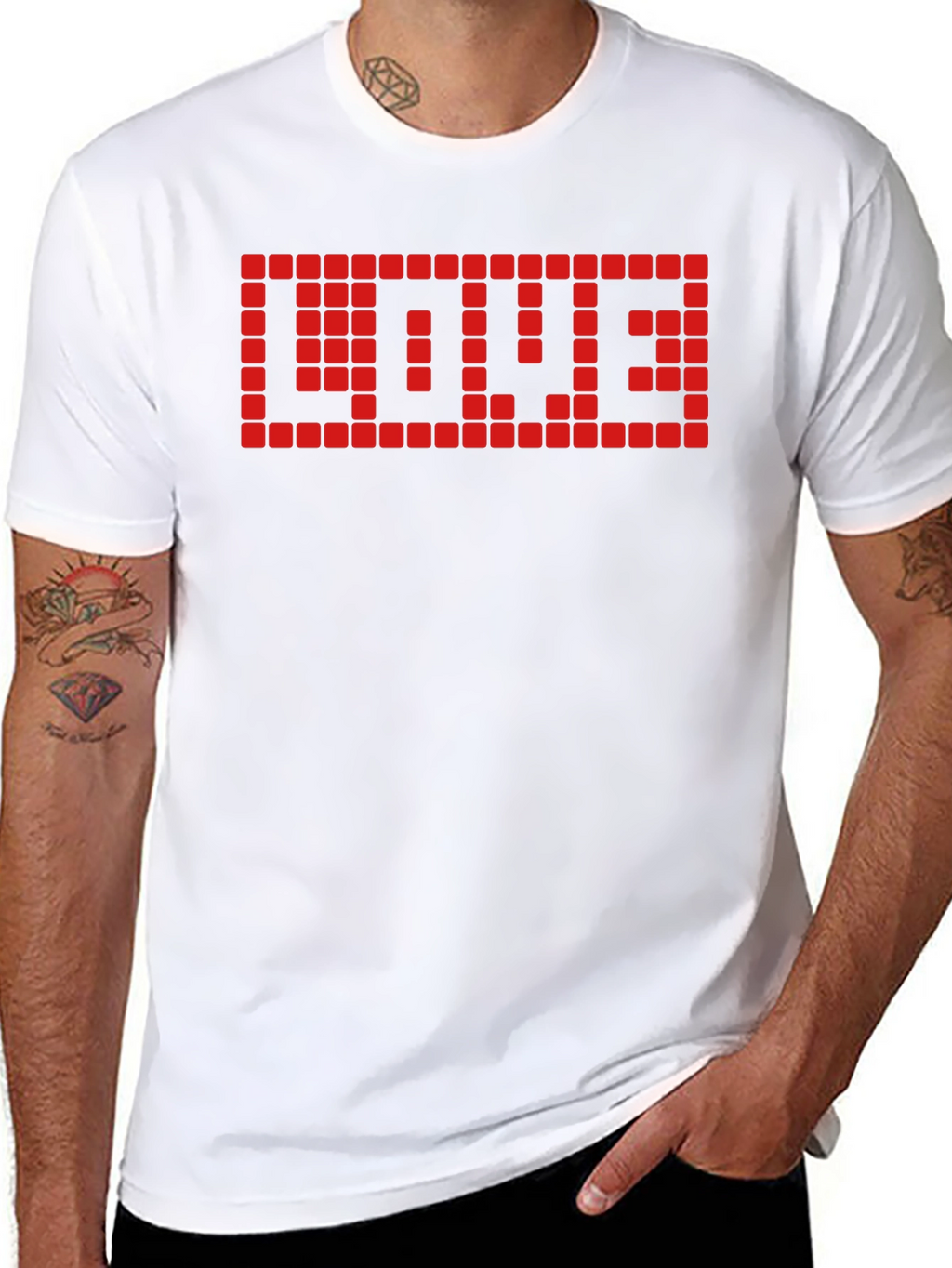 Pixel Love T-Shirt - Retro Graphic Tee
