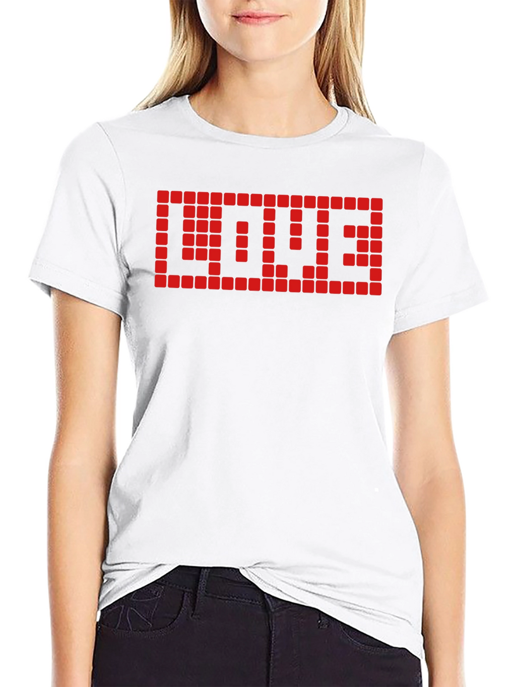 Pixel Love T-Shirt - Retro Graphic Tee