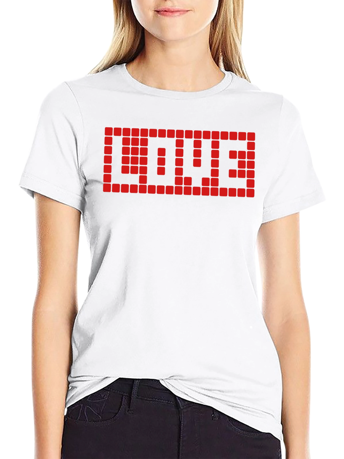Pixel Love T-Shirt - Retro Graphic Tee