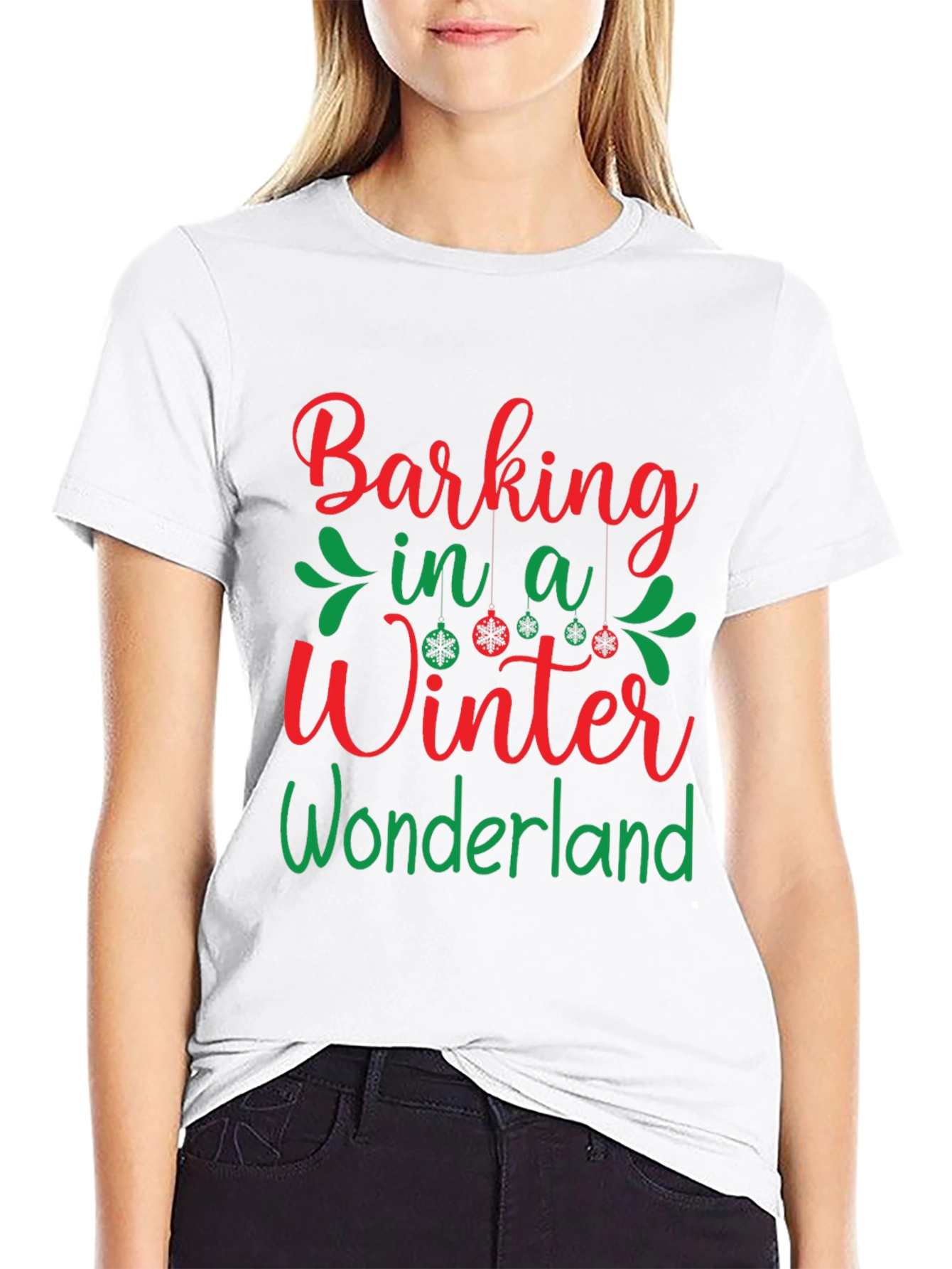 Barking in a Winter Wonderland Holiday T-Shirt
