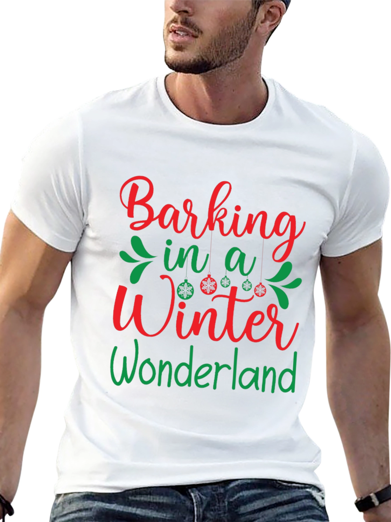 Barking in a Winter Wonderland Holiday T-Shirt