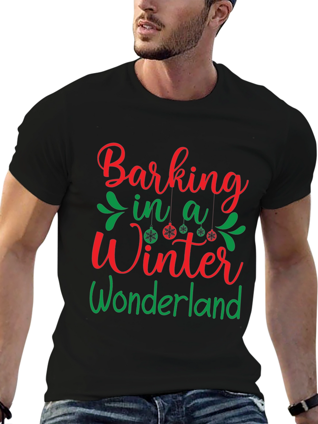 Barking in a Winter Wonderland Holiday T-Shirt
