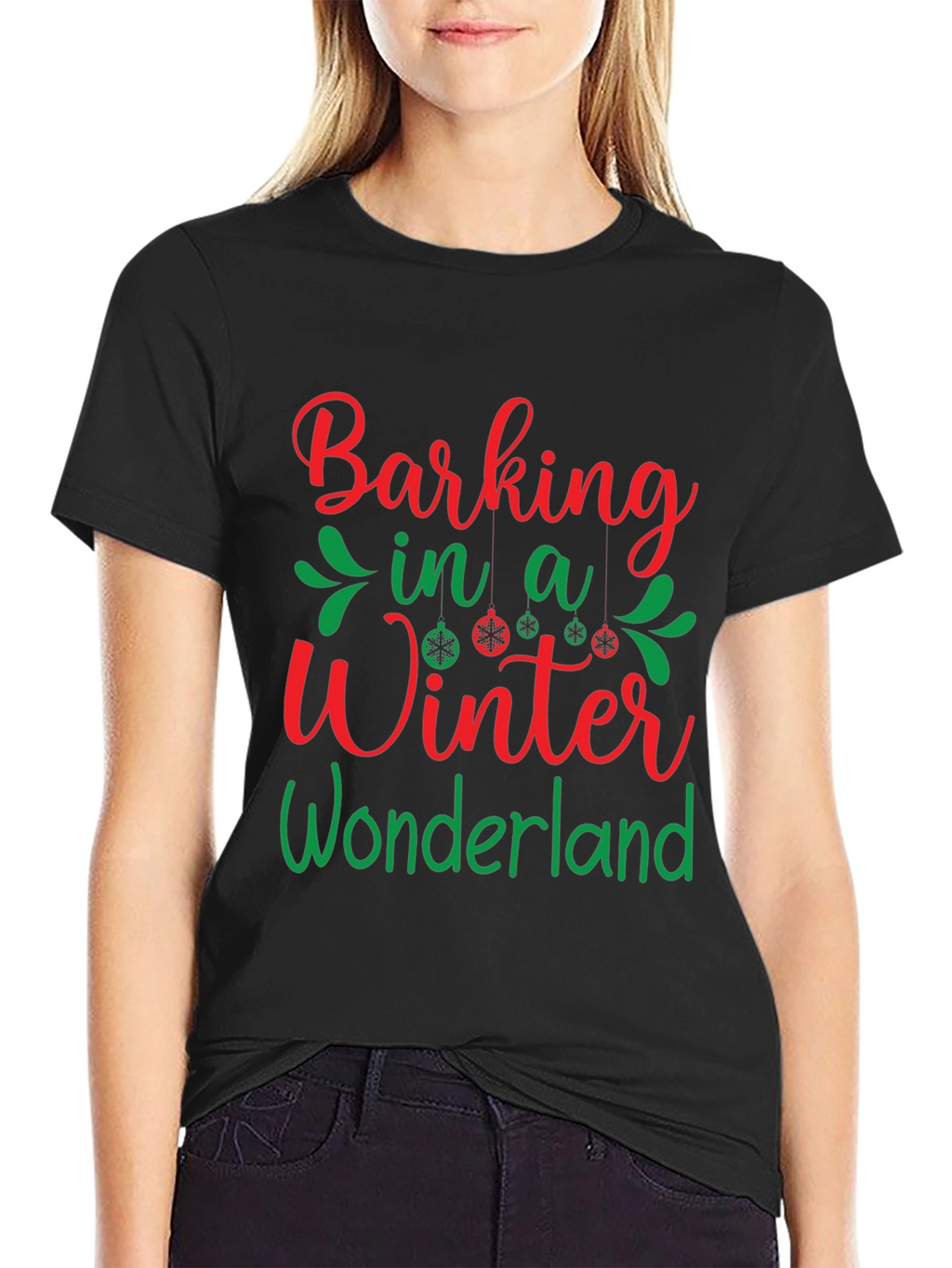 Barking in a Winter Wonderland Holiday T-Shirt