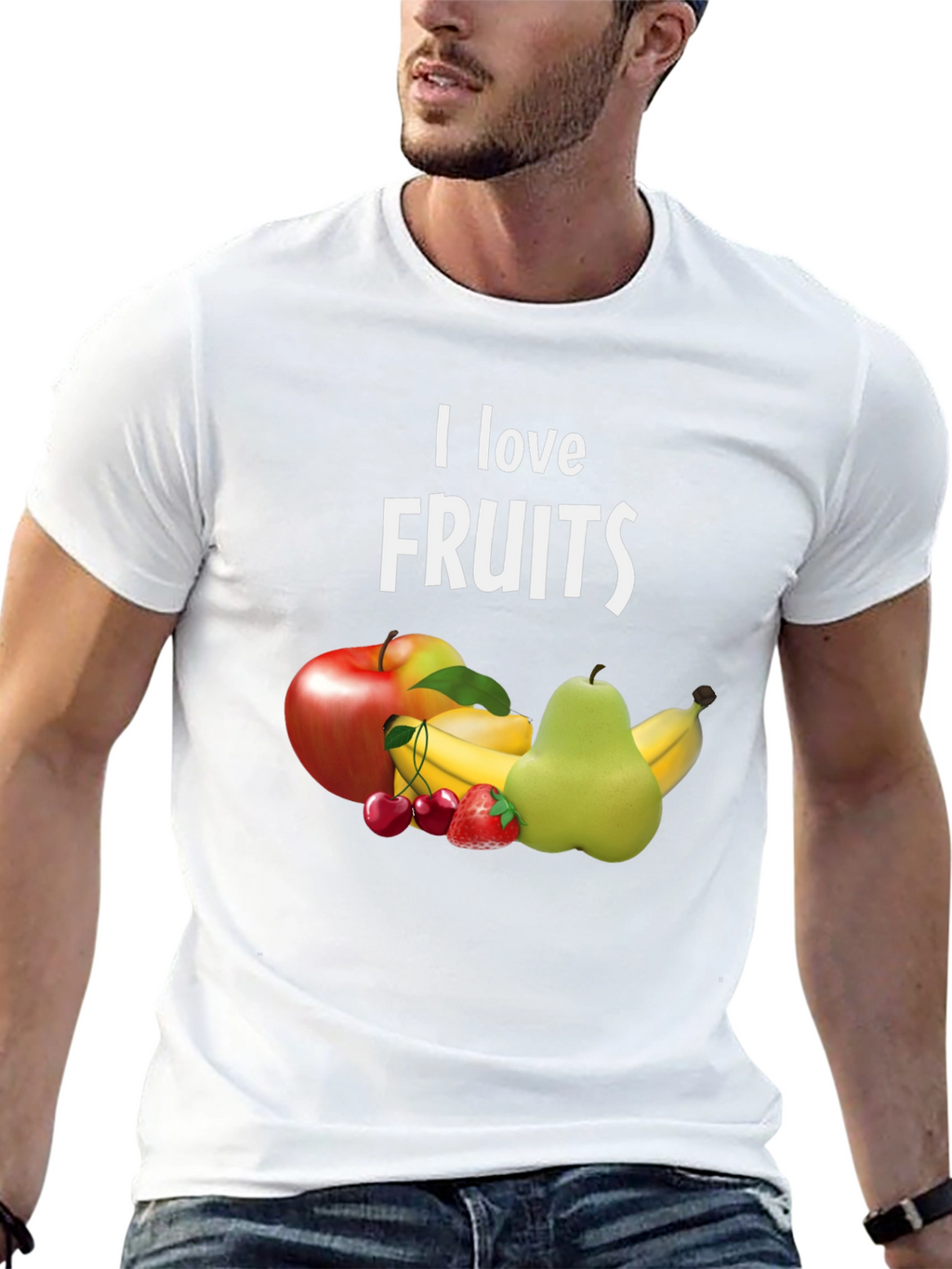 I Love Fruits T-Shirt - Funny Fruit Lover Tee