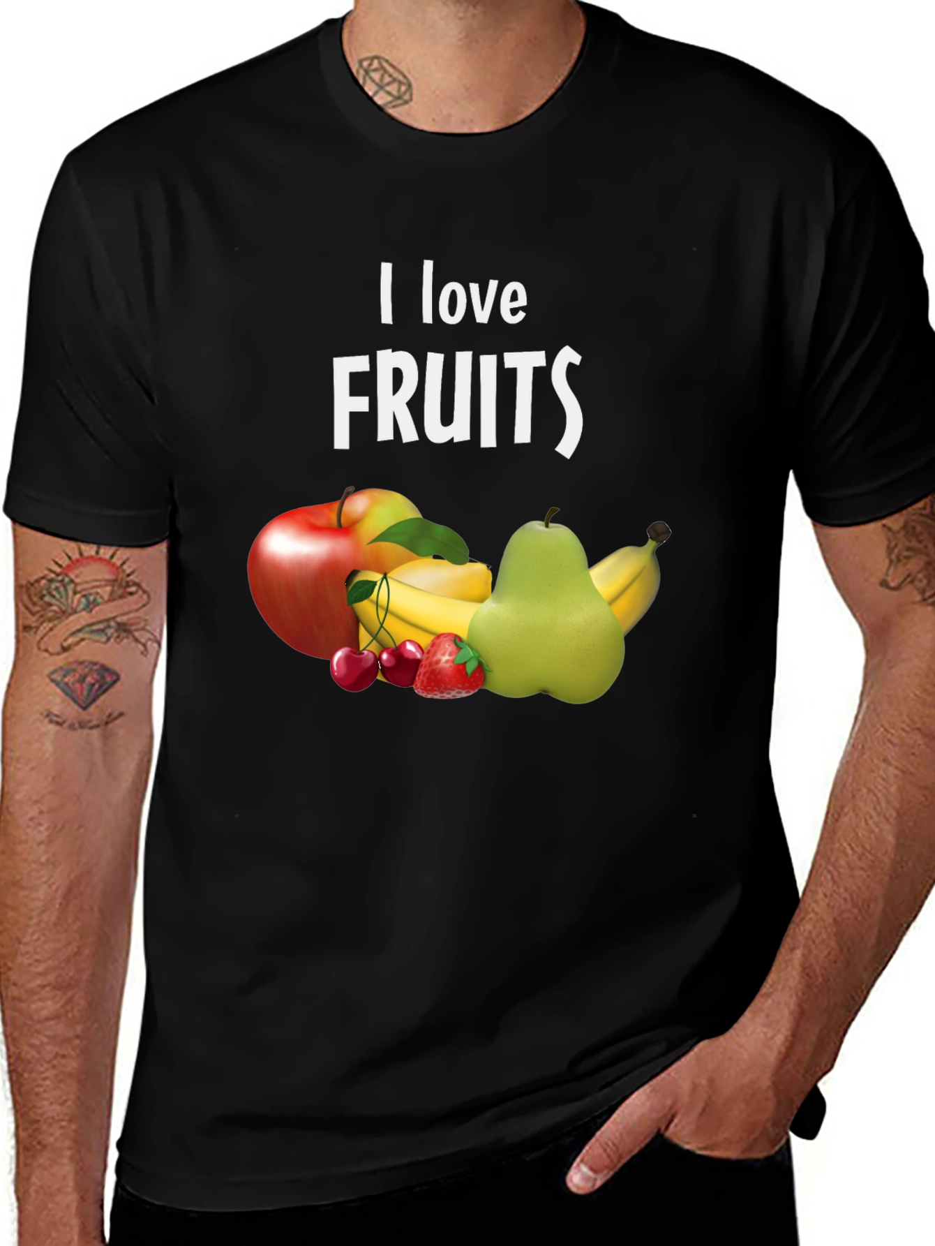 I Love Fruits T-Shirt - Funny Fruit Lover Tee