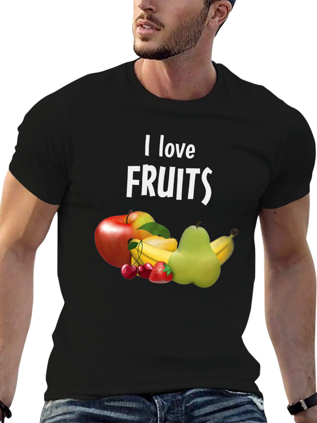 I Love Fruits T-Shirt - Funny Fruit Lover Tee