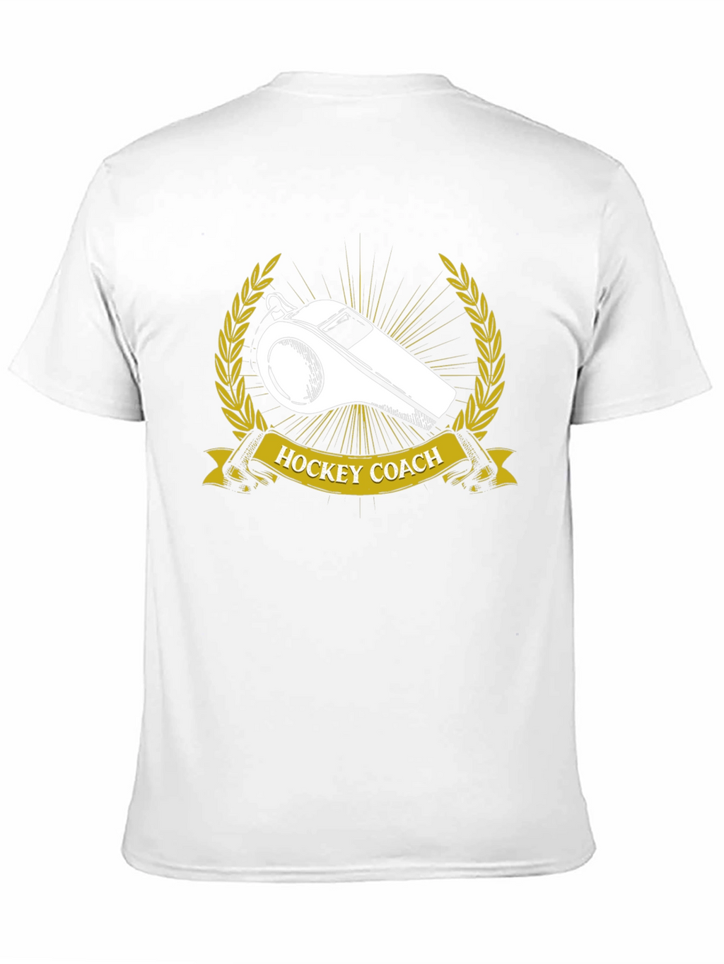 Hockey Coach T-Shirt - Whistle Design