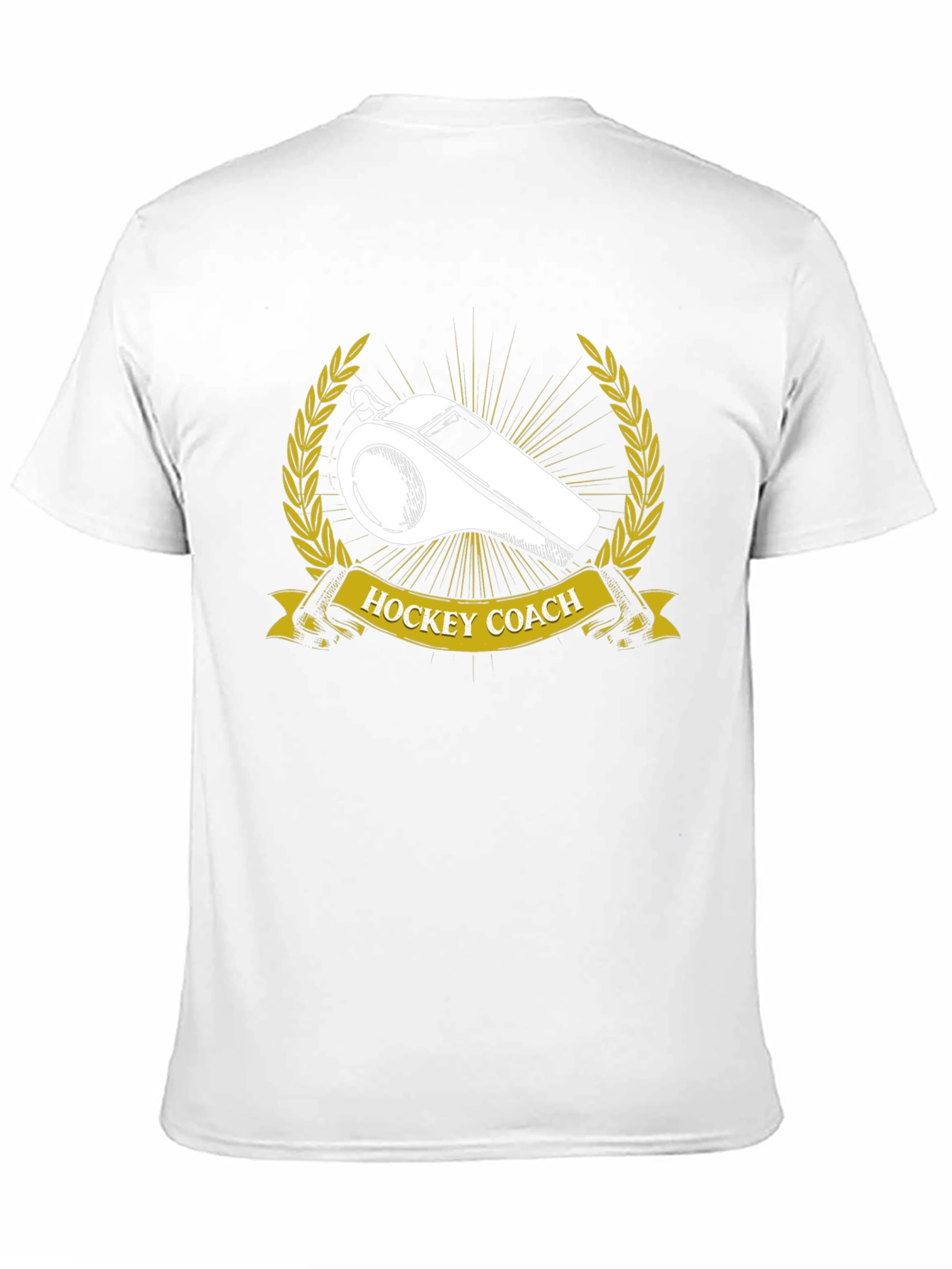 Hockey Coach T-Shirt - Whistle Design