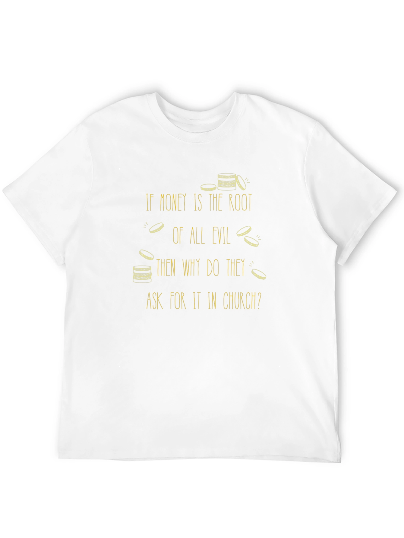 Money is Evil Graphic Tee - Black