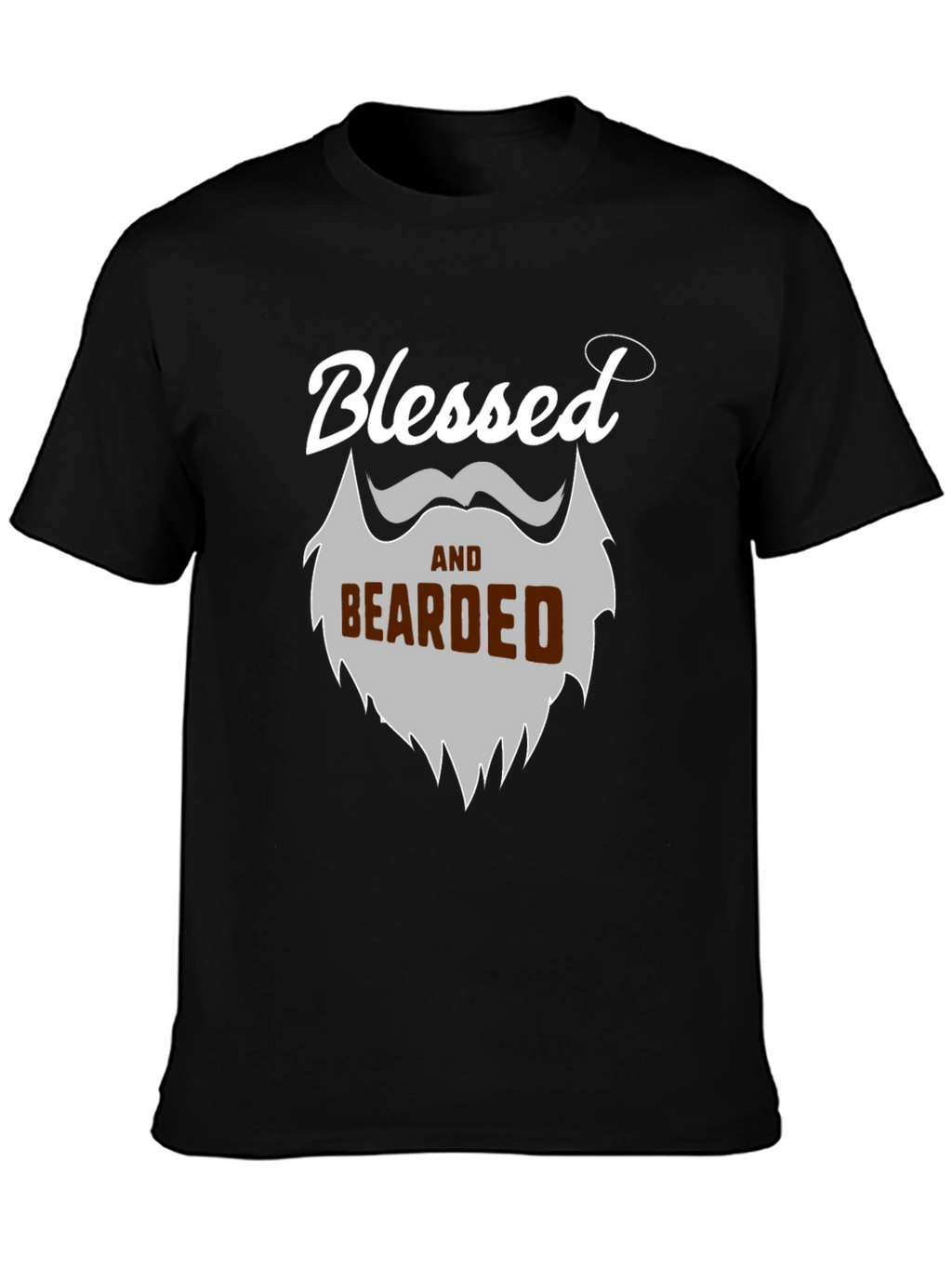 Blessed and Bearded Graphic T-Shirt