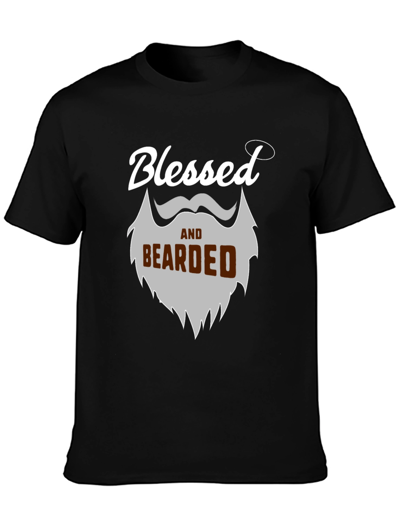 Blessed and Bearded Graphic T-Shirt