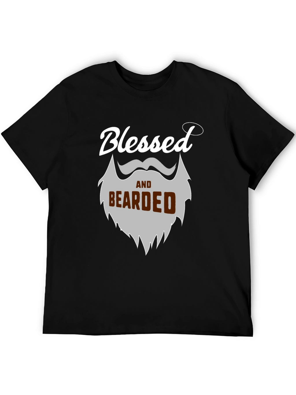 Blessed and Bearded Graphic T-Shirt