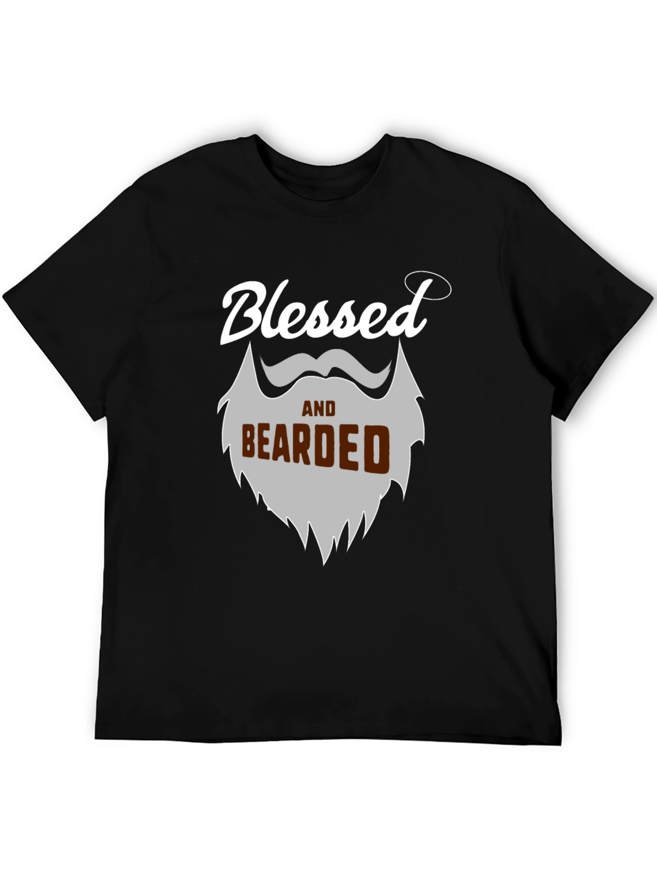 Blessed and Bearded Graphic T-Shirt