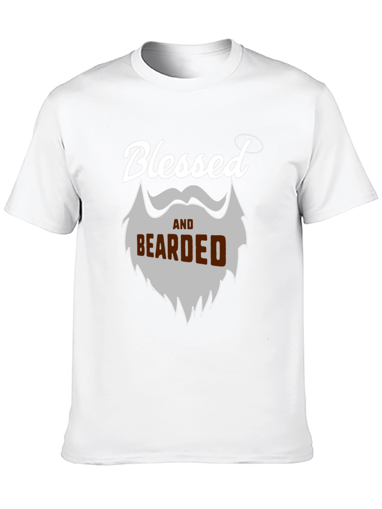 Blessed and Bearded Graphic T-Shirt