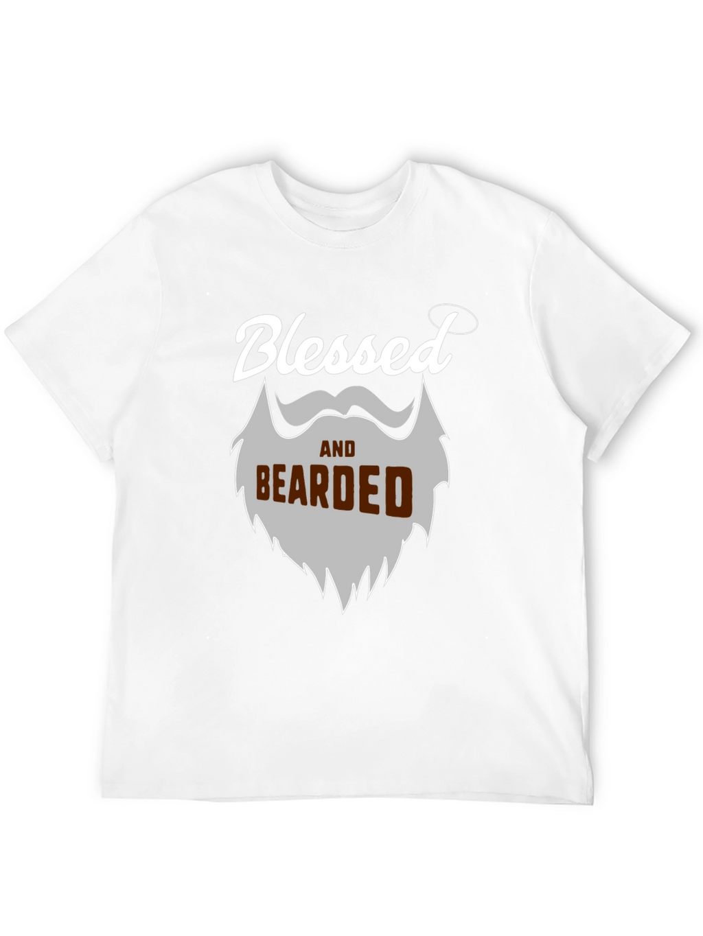 Blessed and Bearded Graphic T-Shirt