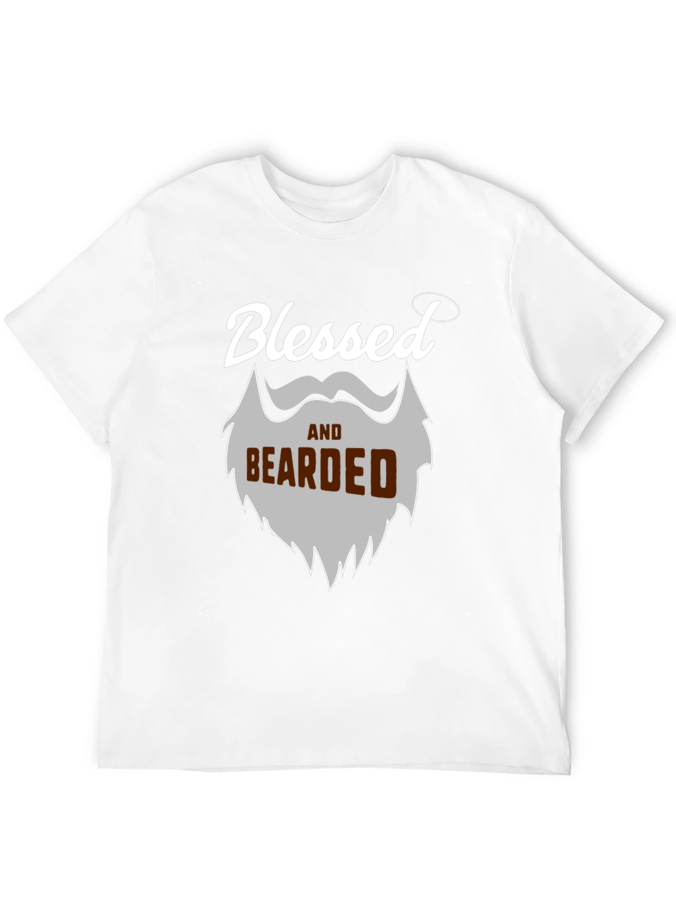 Blessed and Bearded Graphic T-Shirt