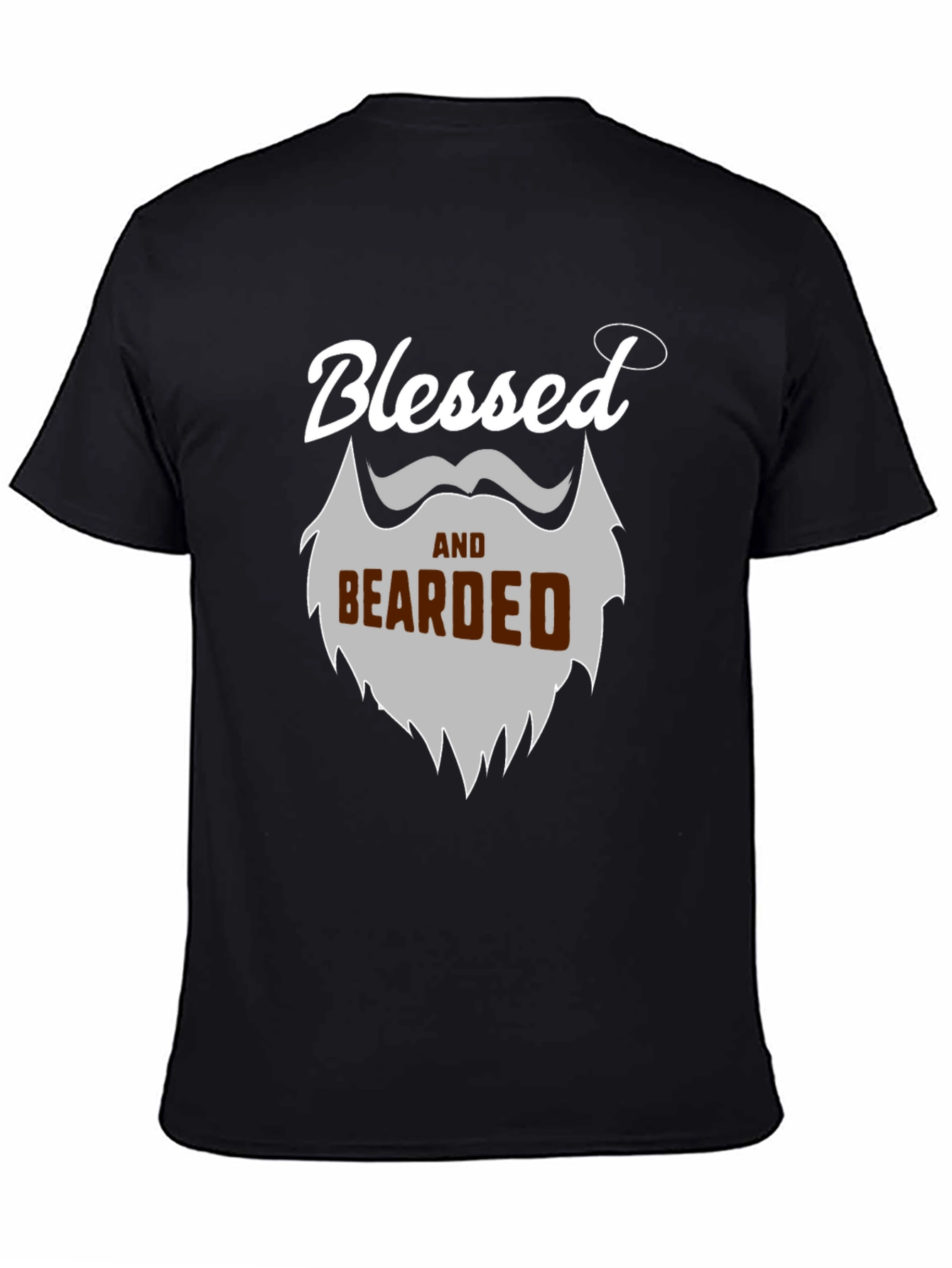 Blessed and Bearded Graphic T-Shirt