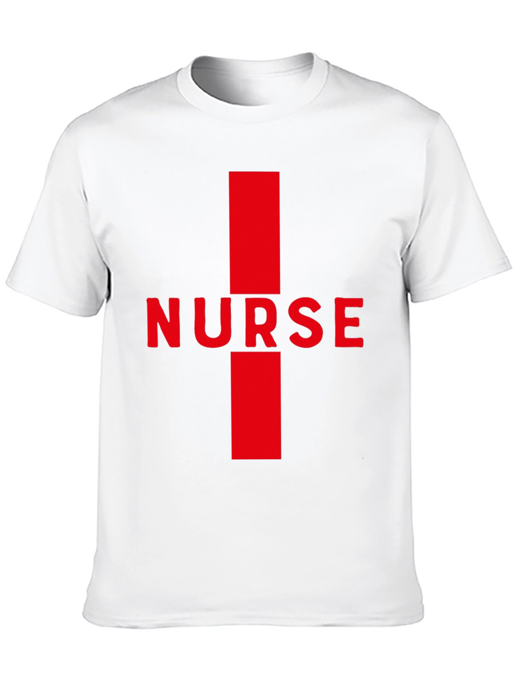 Nurse Red Cross Black T-Shirt
