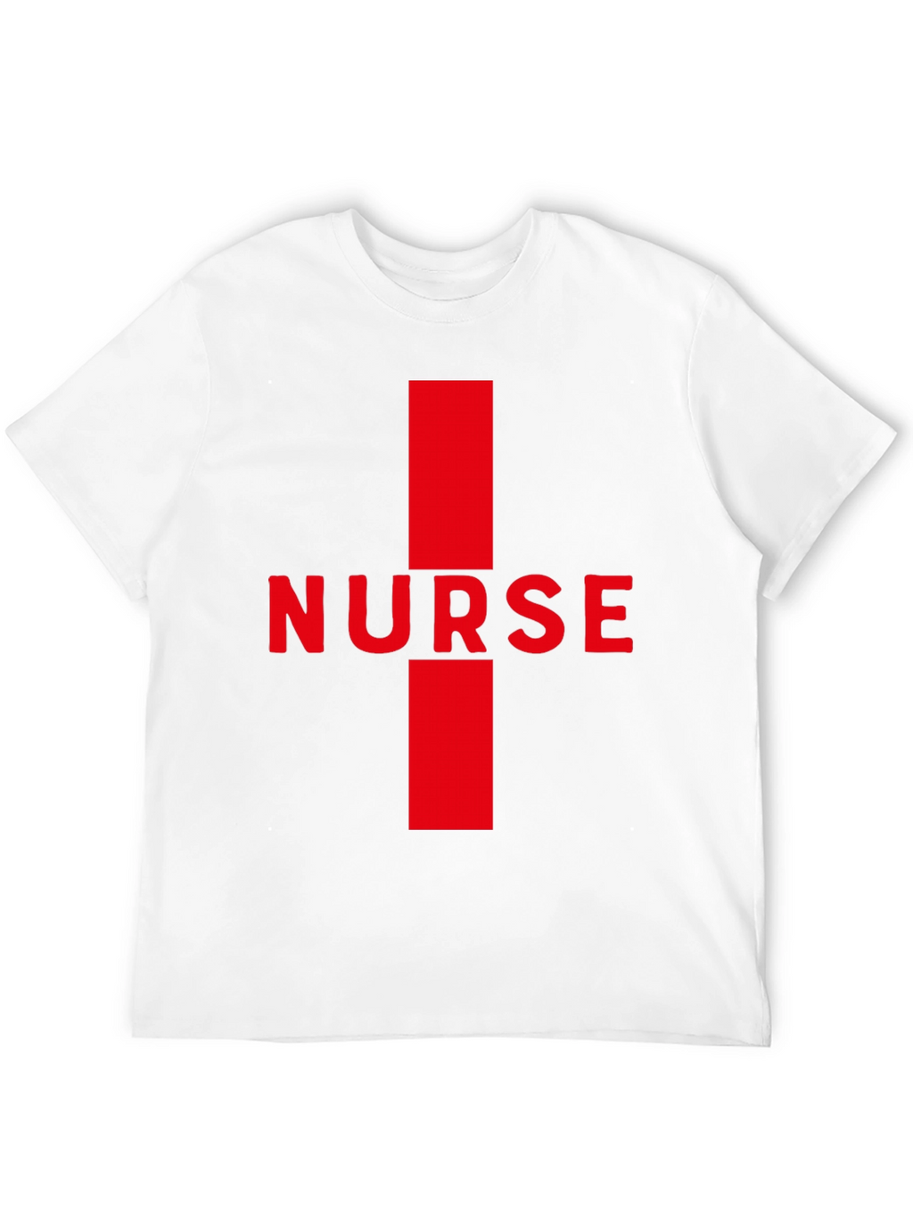 Nurse Red Cross Black T-Shirt
