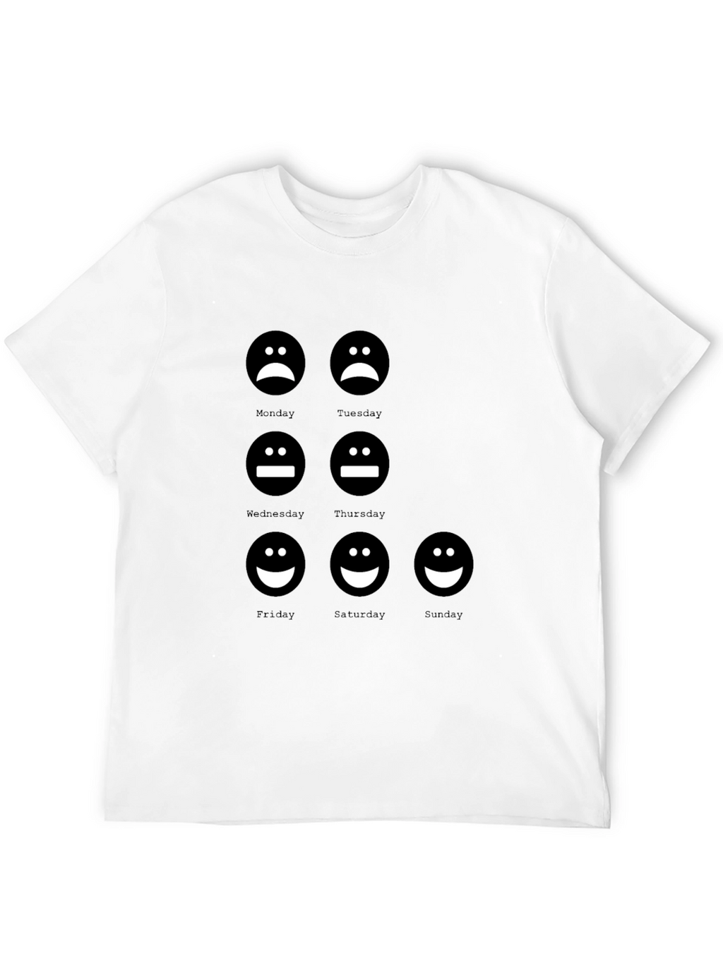 Mood of the Week Black Graphic T-Shirt
