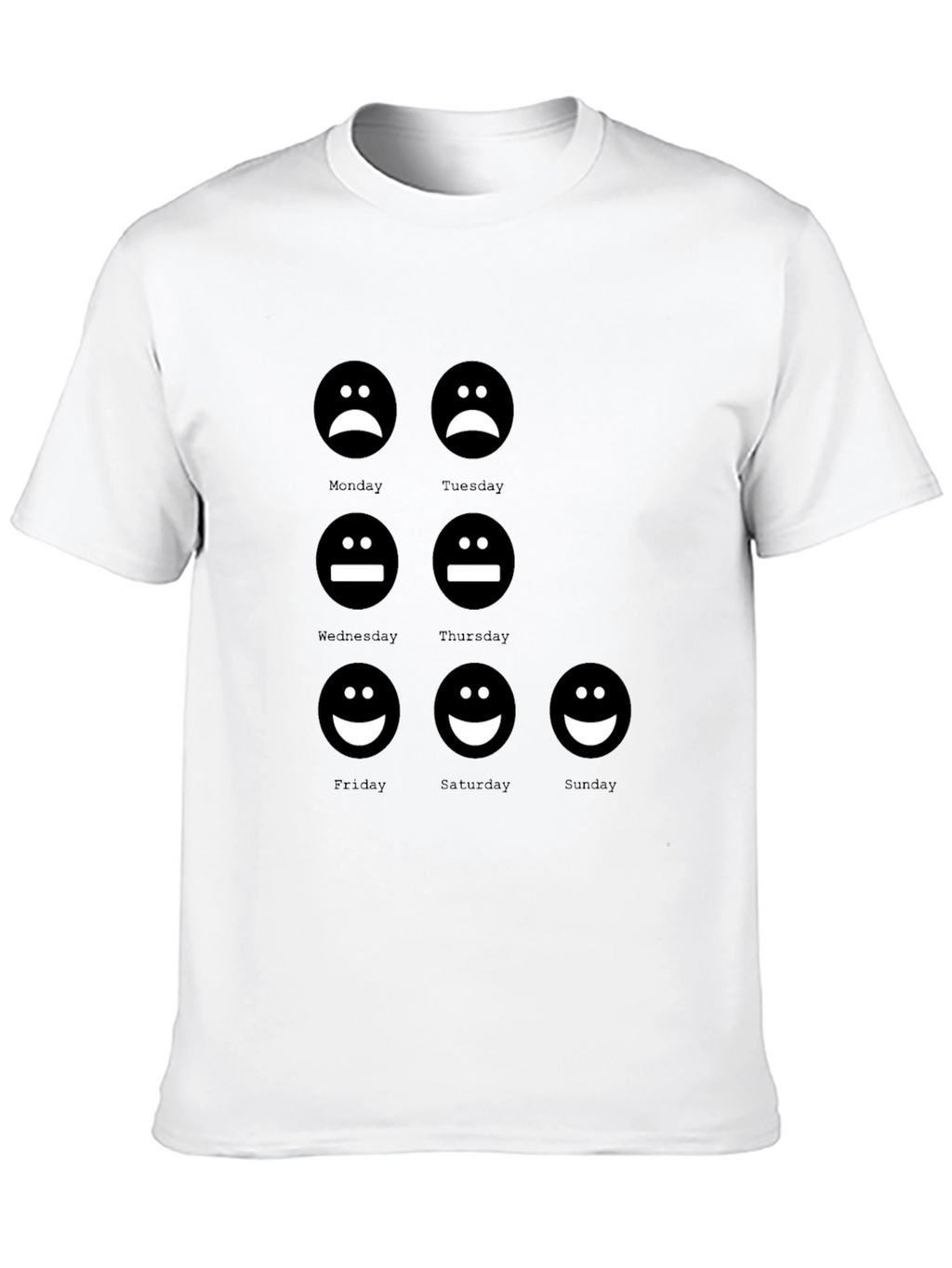Mood of the Week Black Graphic T-Shirt