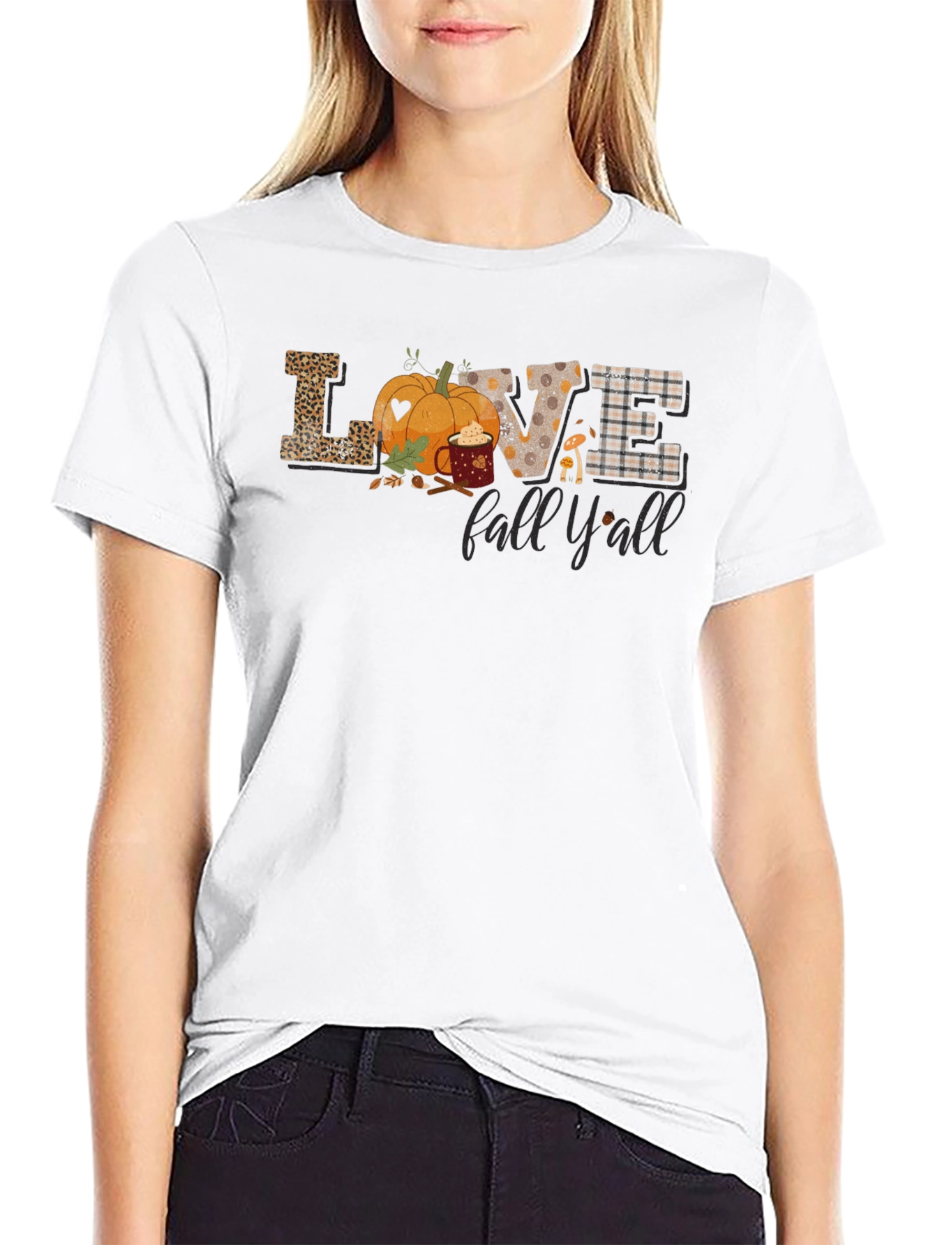 Fall Yall Love Graphic Tee