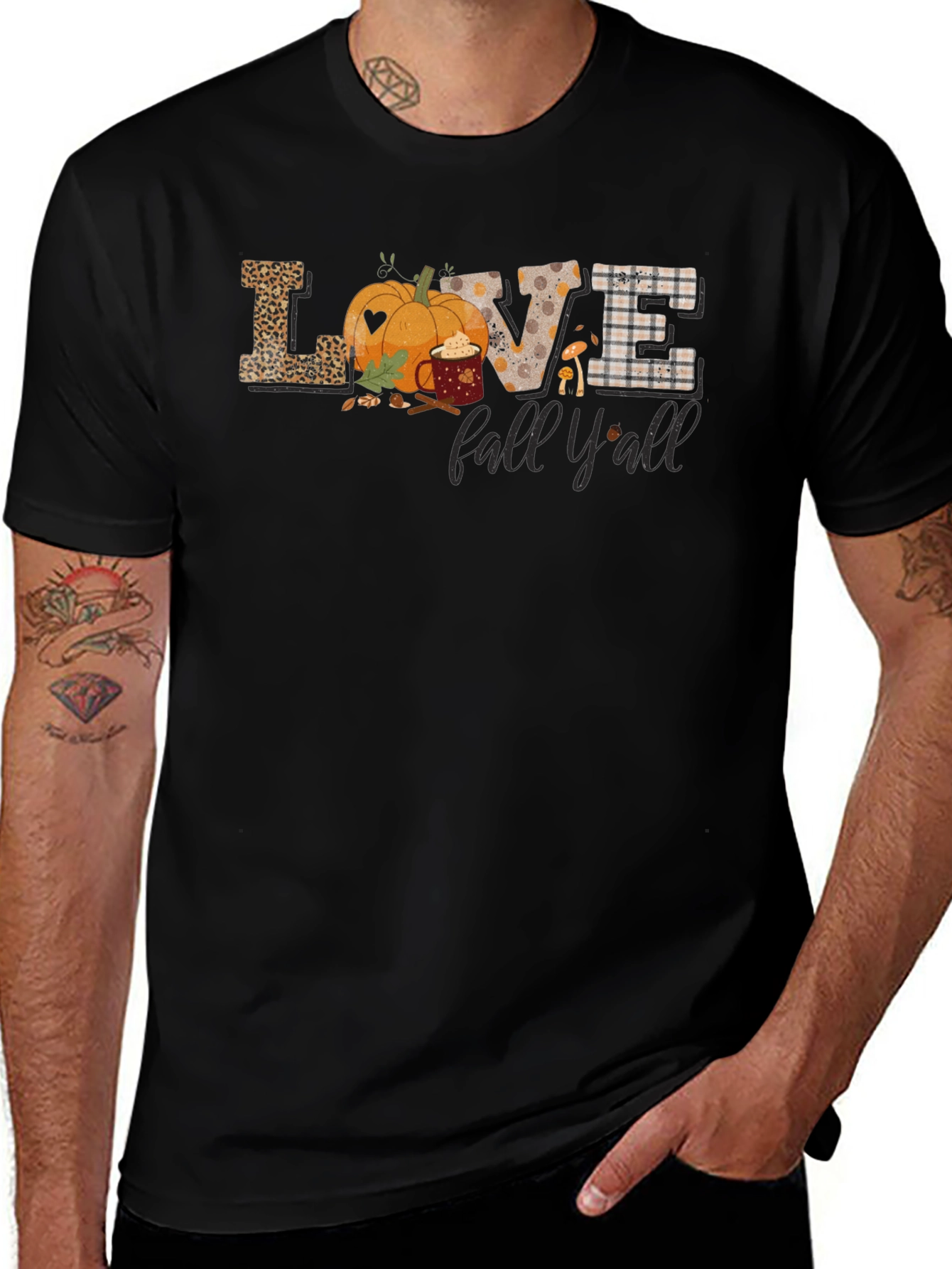 Fall Yall Love Graphic Tee